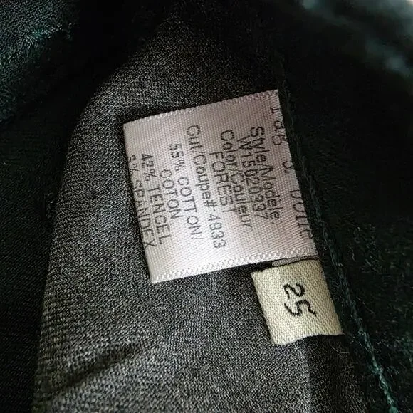 Rag & Bone Skinny Jean Forest Green Tencel Stretch Denim Style W15020337 - 25 - Picture 7 of 16